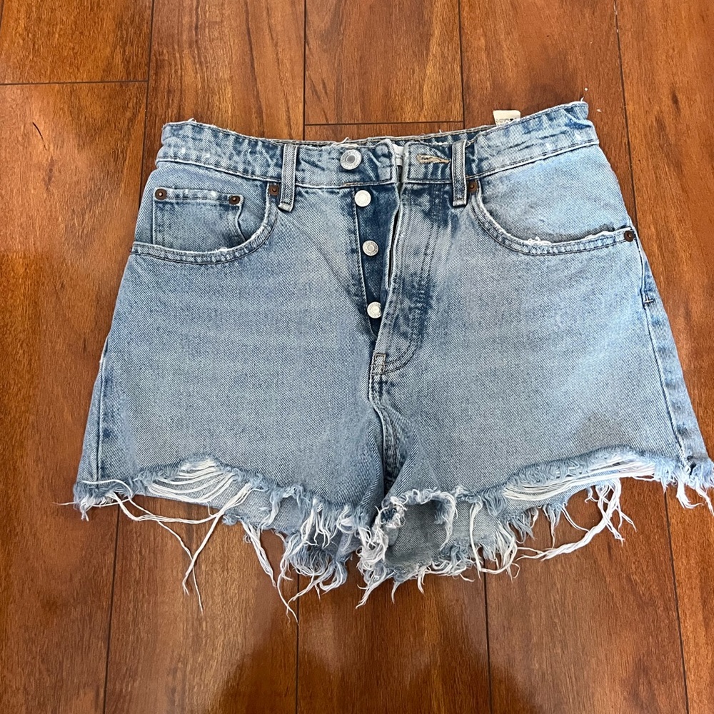 Zara high rise shorts